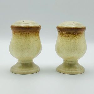 Mikasa Stoneware Heritage Vintage Salt and Pepper Shakers